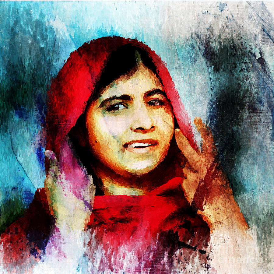 Malala Yousaf Zai 21 Painting by Gull G