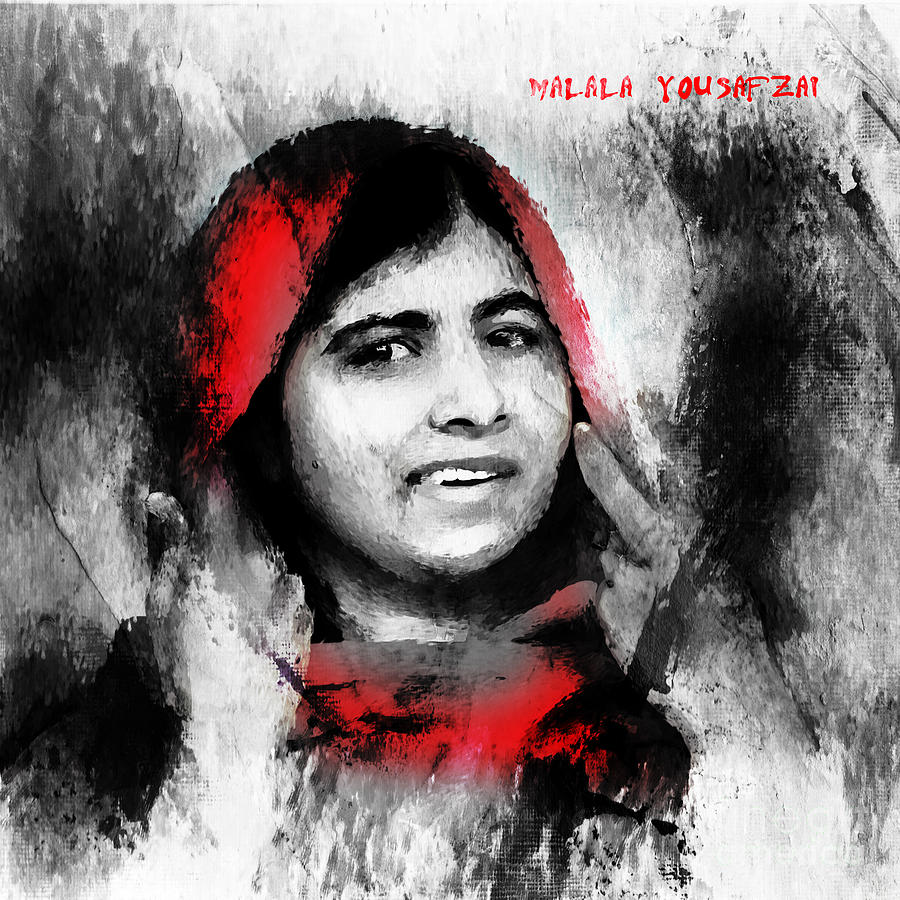 Malala Yousaf Zai 23 Painting by Gull G