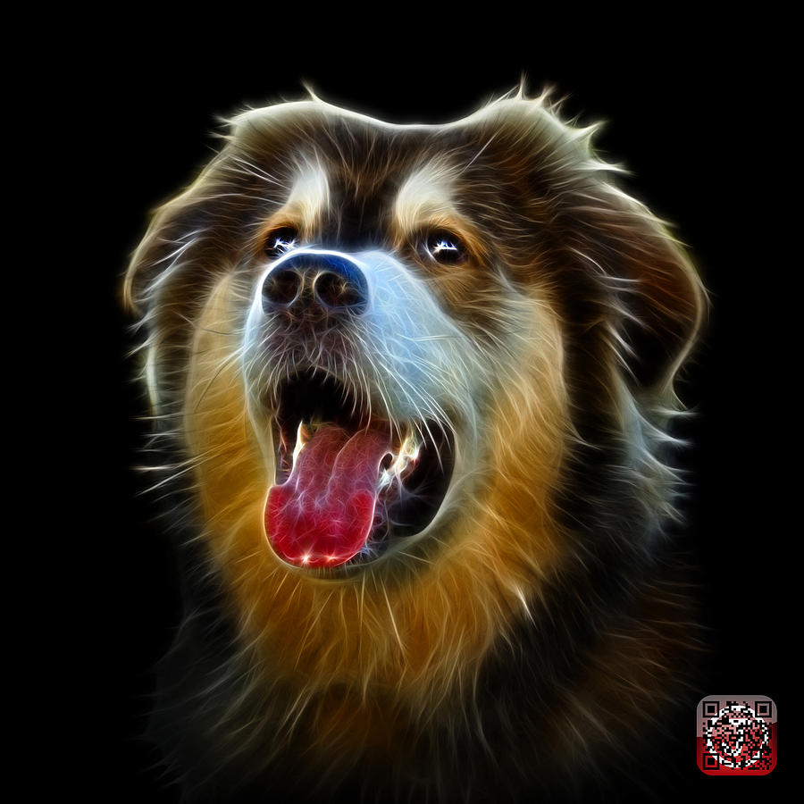 Malamute Dog Art - 6536 - BB Painting by James Ahn