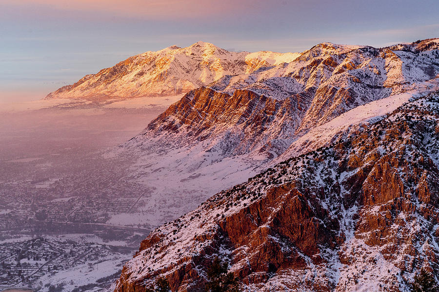 Mountain Photograph - Malans Sunset by Ryan Moyer