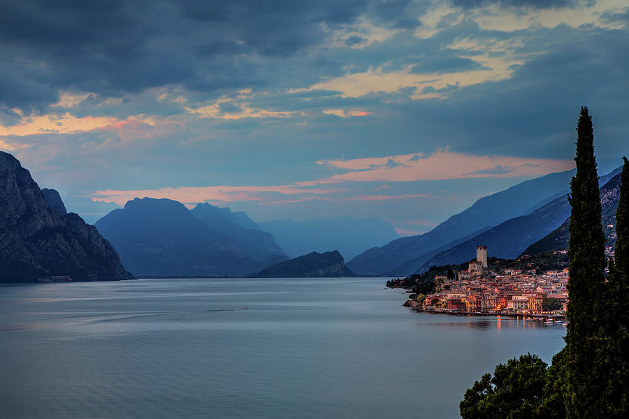 Malcesine In The Evening Photograph
