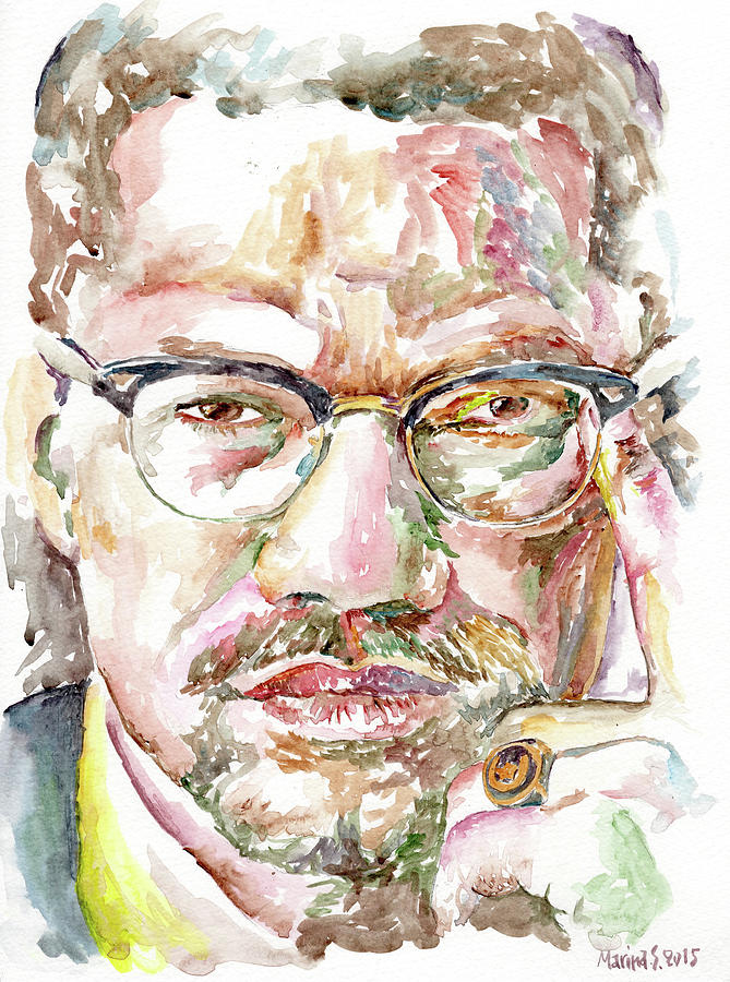 Malcolm X Painting by Marina Sotiriou - Fine Art America