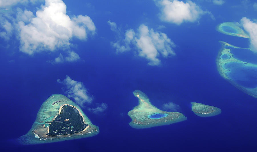 Maldivian Dreams 2. Aerial Journey Around Maldives Photograph by Jenny Rainbow