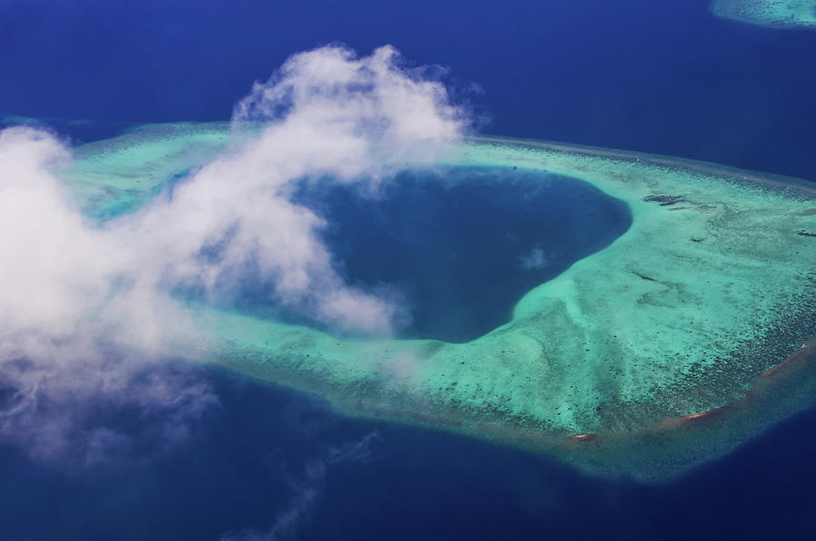 Maldivian Dreams 4. Aerial Journey Around Maldives Photograph by Jenny Rainbow