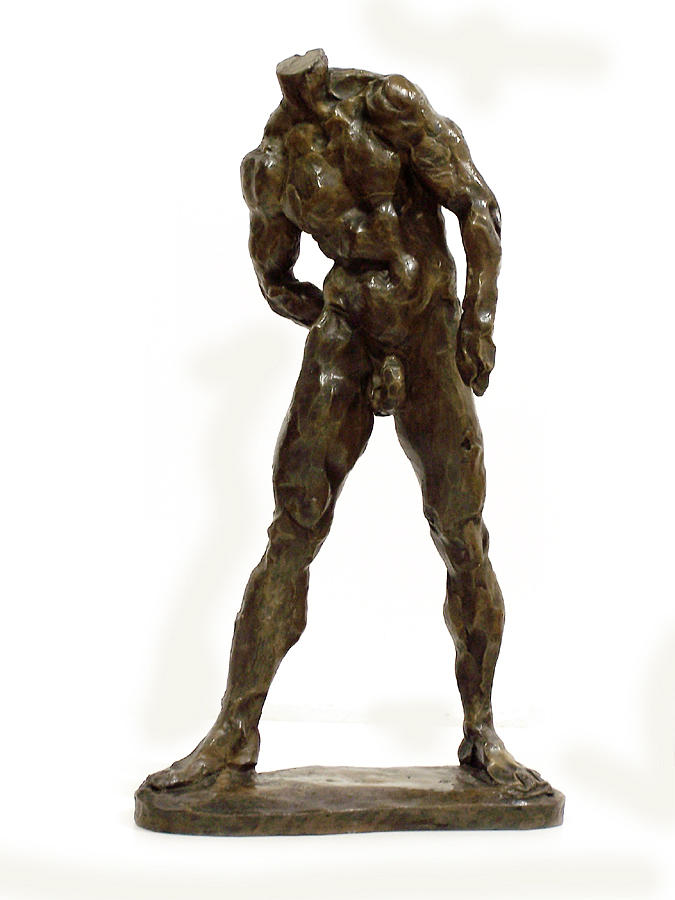 Nude Sculpture - Male by Cedric Wentworth 