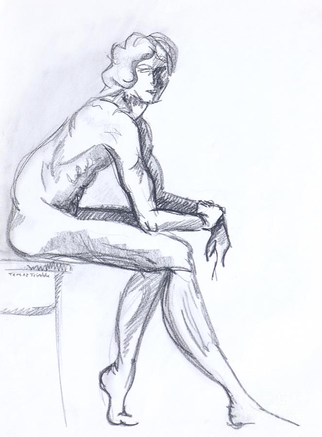 male nude drawing