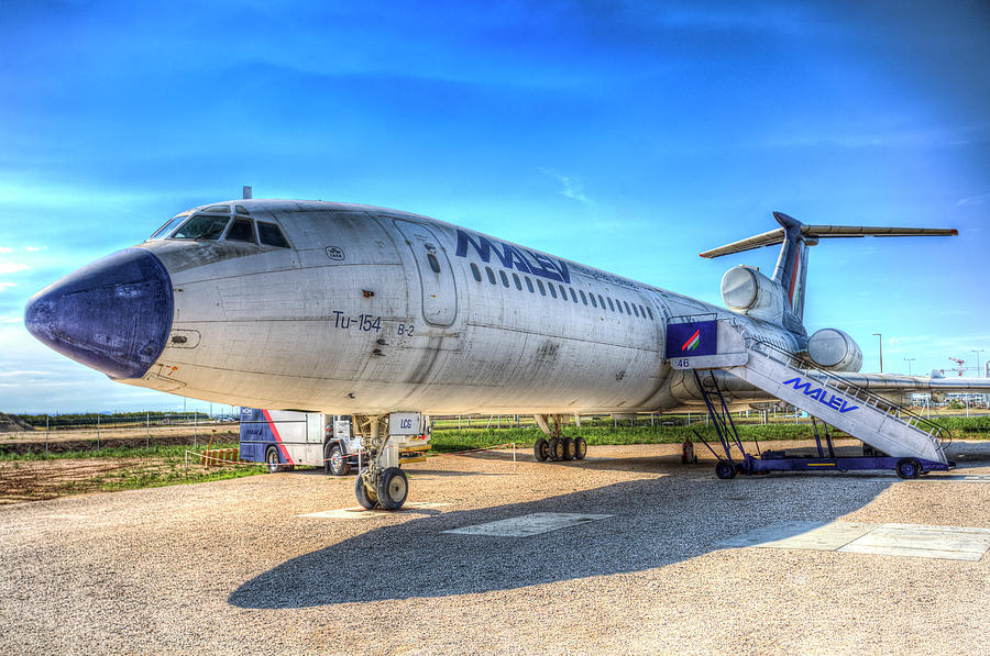 Malev Airlines Tupolev TU-154 Photograph by David Pyatt