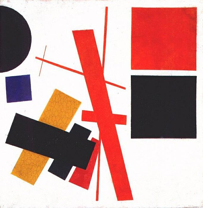 malevich suprematism non-objective composition 1916 Kazimir Malevich ...