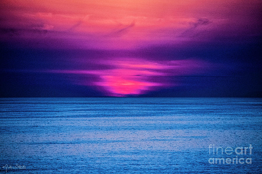 Malibu Beach Sunset Photograph