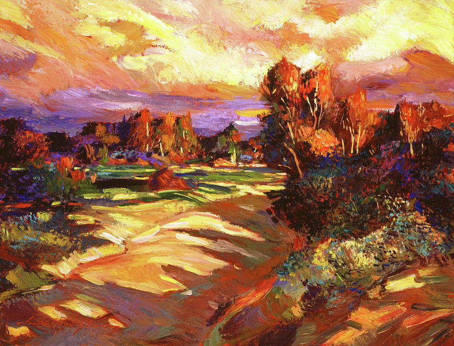Malibu Canyon Creek Painting by David Lloyd Glover