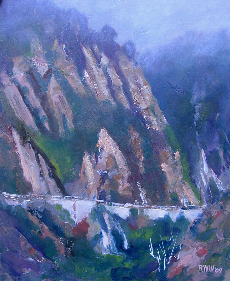 Malibu Canyon Painting by Richard  Willson