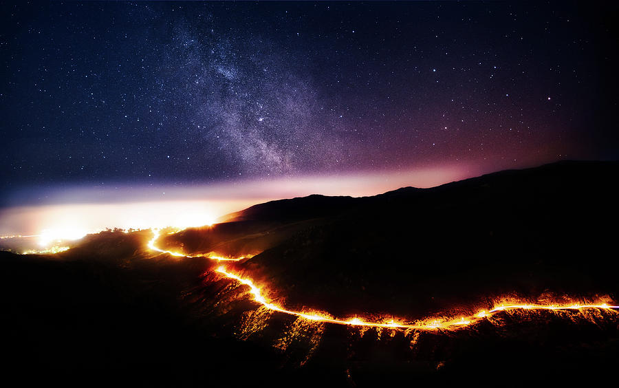Malibu Canyon Ring of Fire Photograph by Charlie Nguyen