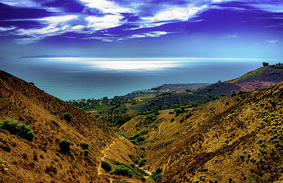 Malibu Hills Ocean View Photograph by Joseph Hollingsworth