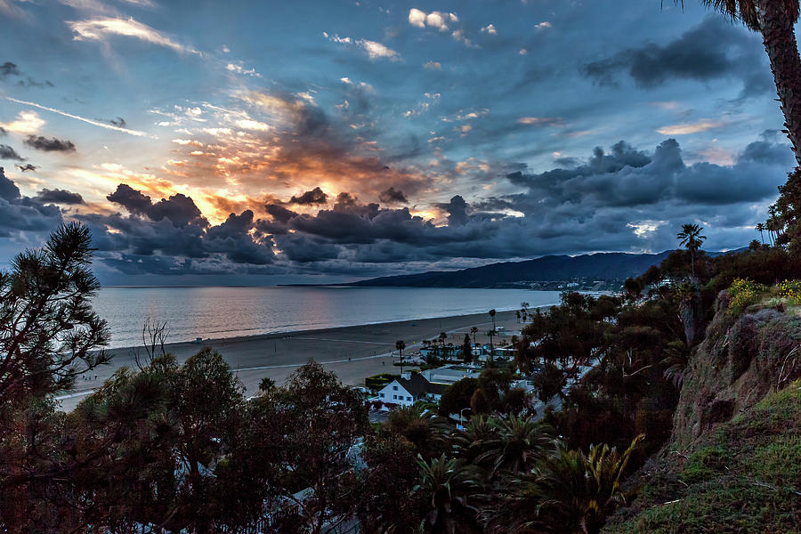Malibu Sunset Photograph by Gene Parks