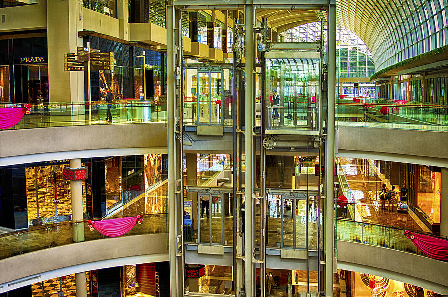 Mall in Singapore Photograph by Joseph Hollingsworth