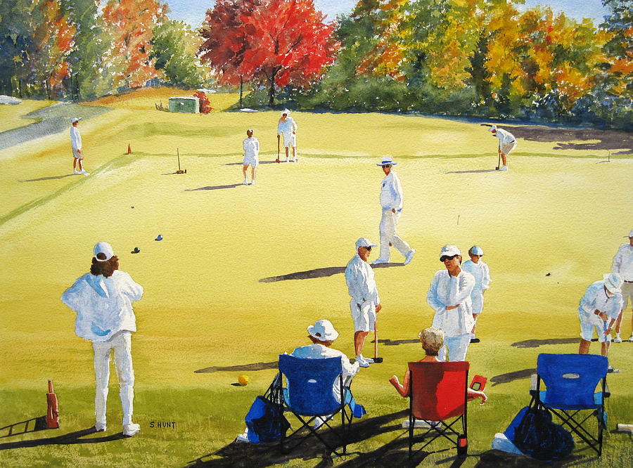 Mallet Masters Painting by Shirley Braithwaite Hunt