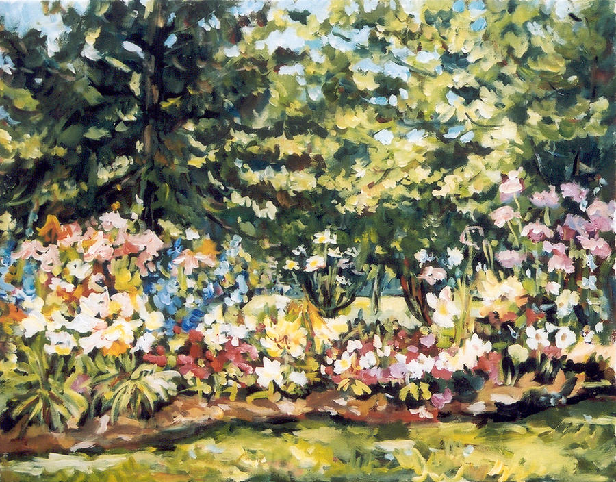 Mallquists Garden Painting by Ingrid Dohm