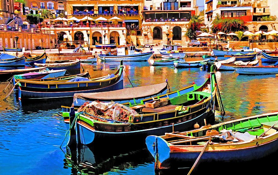 Malta Marina Photograph by Dennis Cox