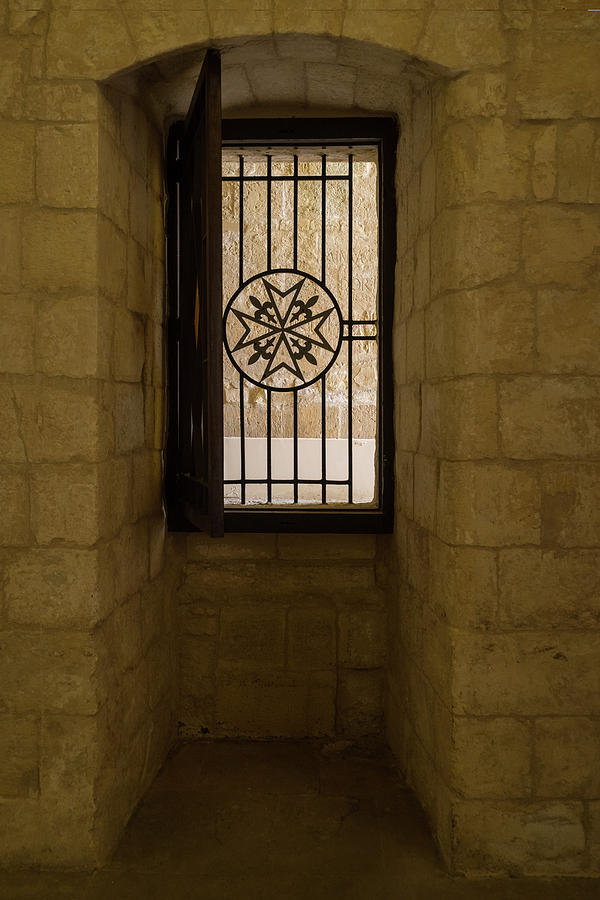 Maltese Cross Window - Photograph by Georgia Mizuleva