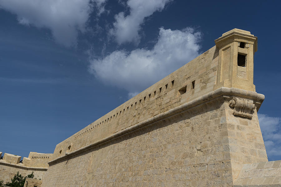 Maltese Knights Legacy - Fort St Elmo Bastion Photograph by Georgia Mizuleva