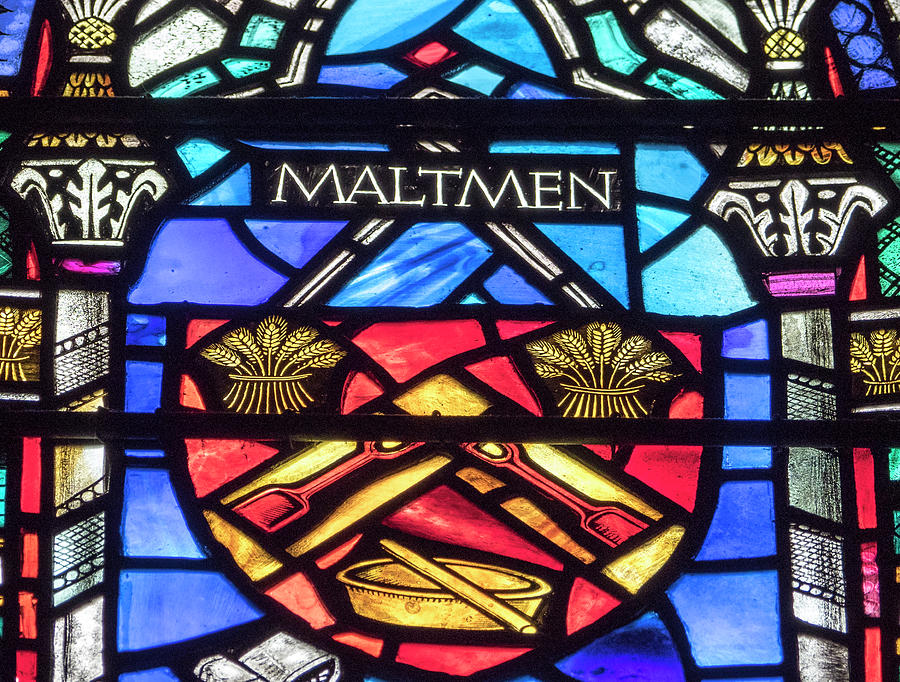 Maltmen Stained Glass Photograph by Jean Noren