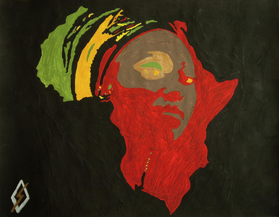 Mama Africa Painting by Stormm Bradshaw
