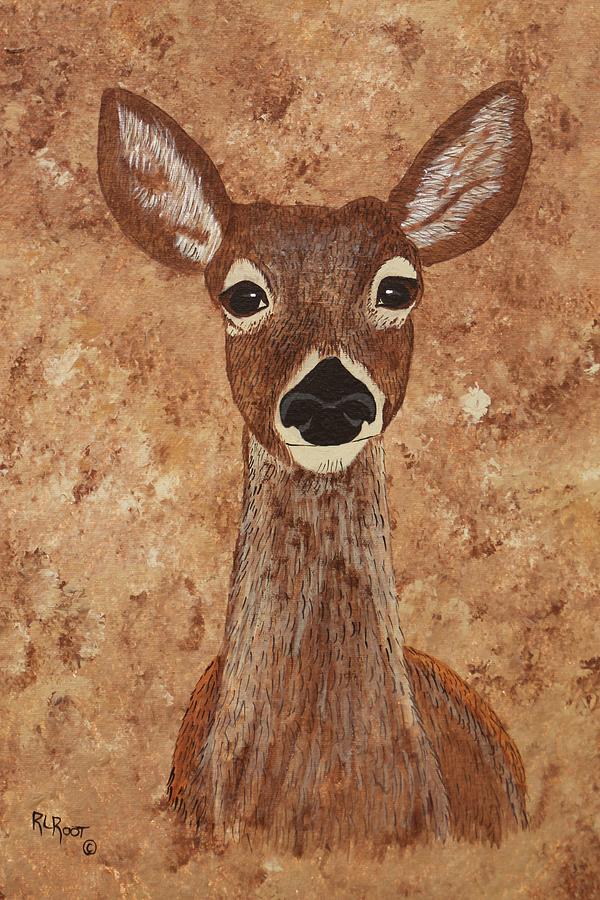 Mama Doe Painting by Ralph Root