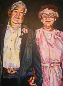 Grandparents Painting - Mamaw And Papaw by C D Collins Grandparents Painting - Mamaw And Papaw by C D Collins