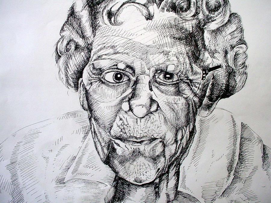 Mamer Drawing by Beka Burns - Fine Art America