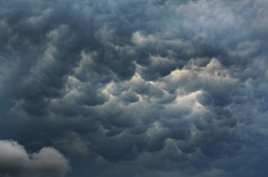 Mammatus Clouds Photograph by Ally White