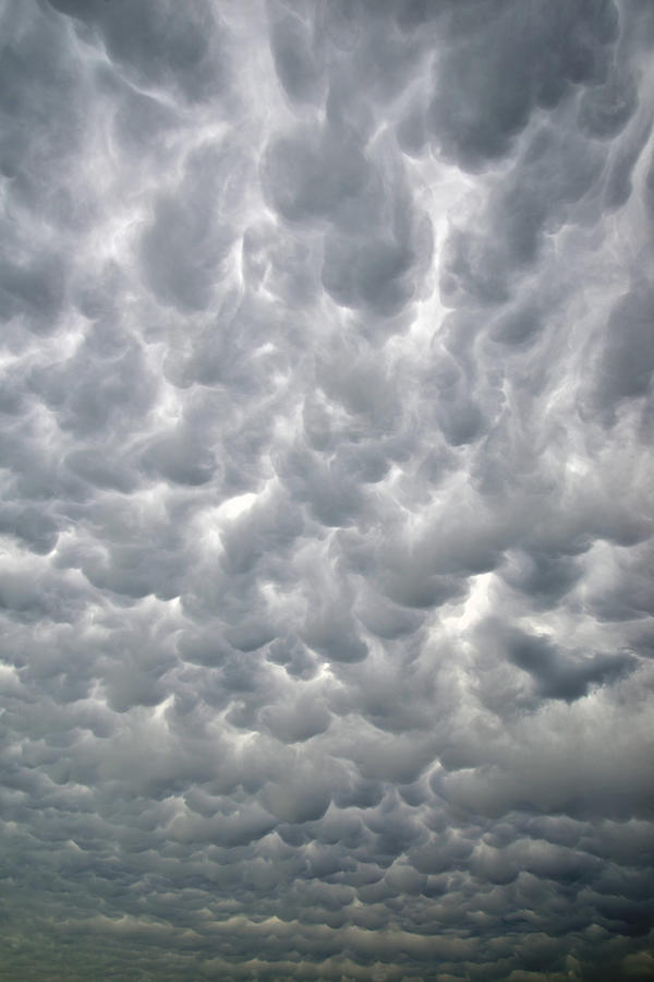 Mammatus Going Vertical Photograph by Ray Mathis