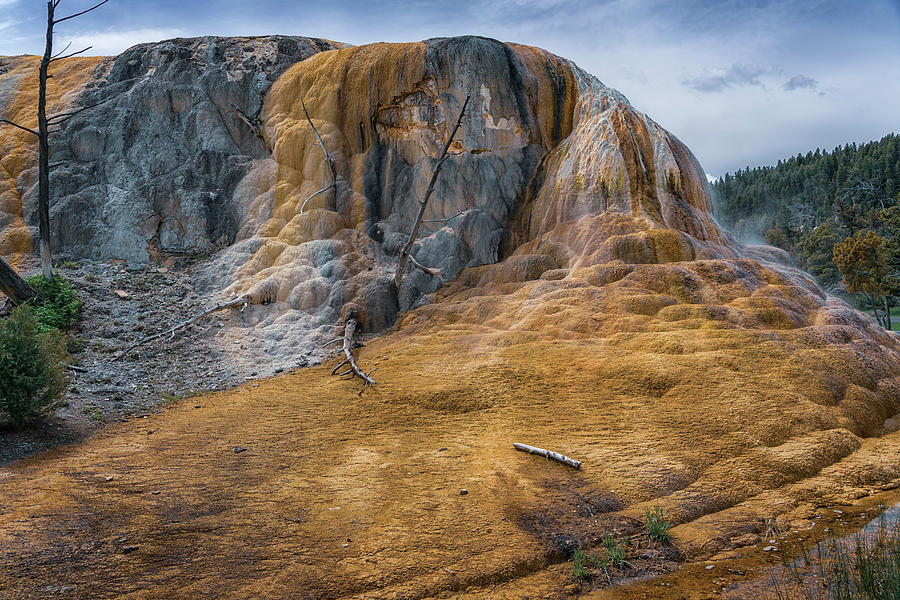 Mammoth Hot Springs Yellowstone NP_GRK7850_05282018-HDR Photograph by Greg Kluempers