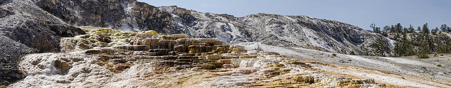 Mammoth Springs Photograph by Sandra Parlow