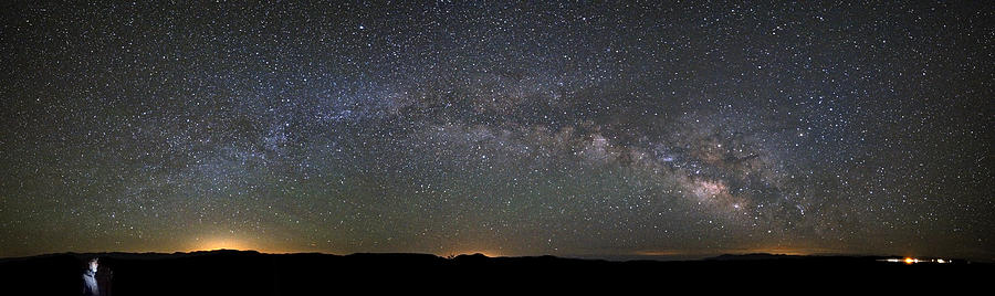 Man and the Milky Way Photograph by Edmund Hall - Fine Art America