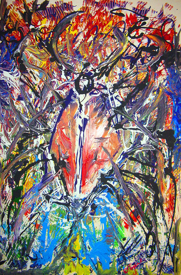 Man as a cockroach Painting by Darryl KRAVITZ - Fine Art America