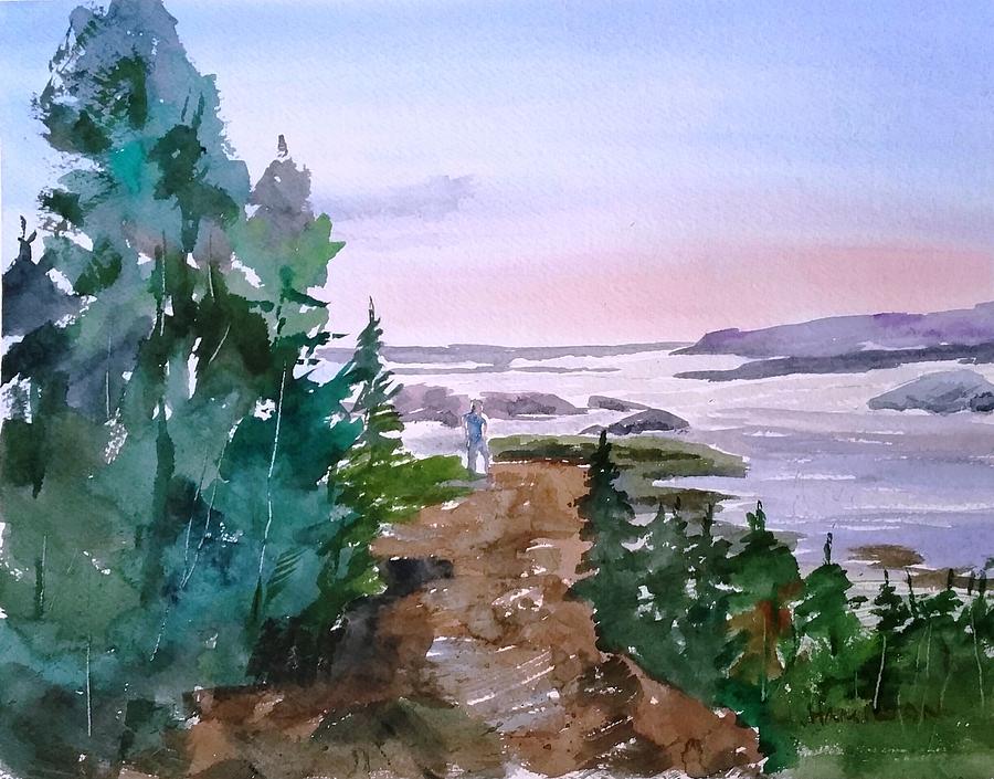 Man at Fraser Lake BC by Larry Hamilton Man at Fraser Lake BC by Larry Hamilton