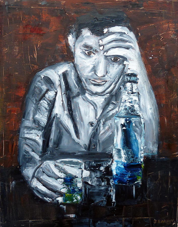 Man at the Bar Painting by John Barney