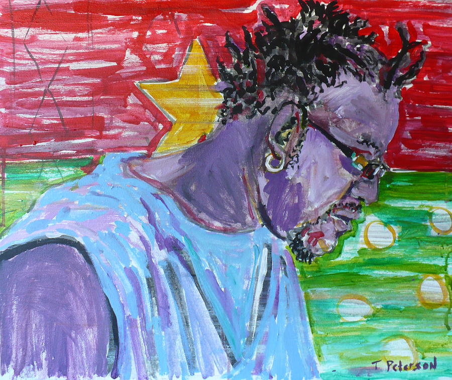 Man from Burkina Faso Painting by Todd  Peterson