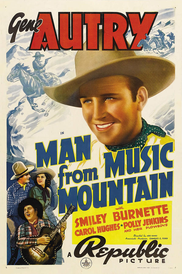 Movie Photograph - Man From Music Mountain, Gene Autry by Everett