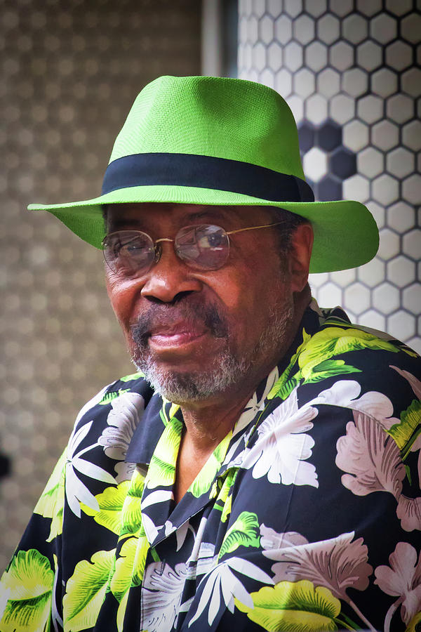 Man in a Green Panama Photograph by John Haldane