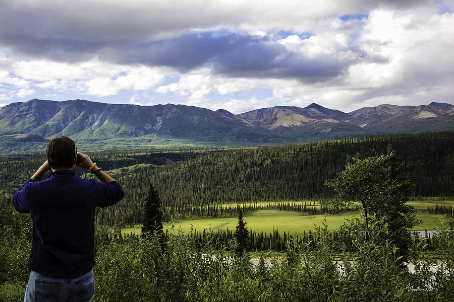 Man in Blue Shirt - Alaska Photograph by Madeline Ellis