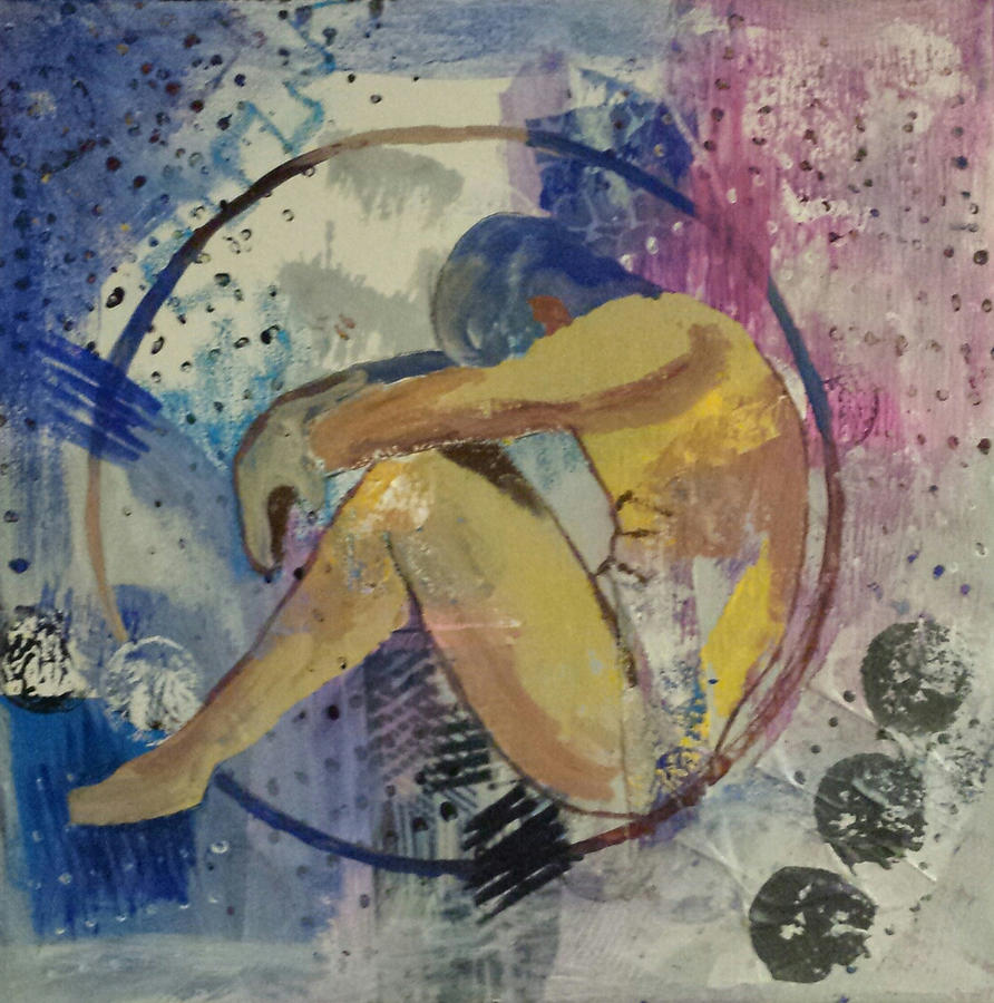Man in Despair Painting by Elise Boam