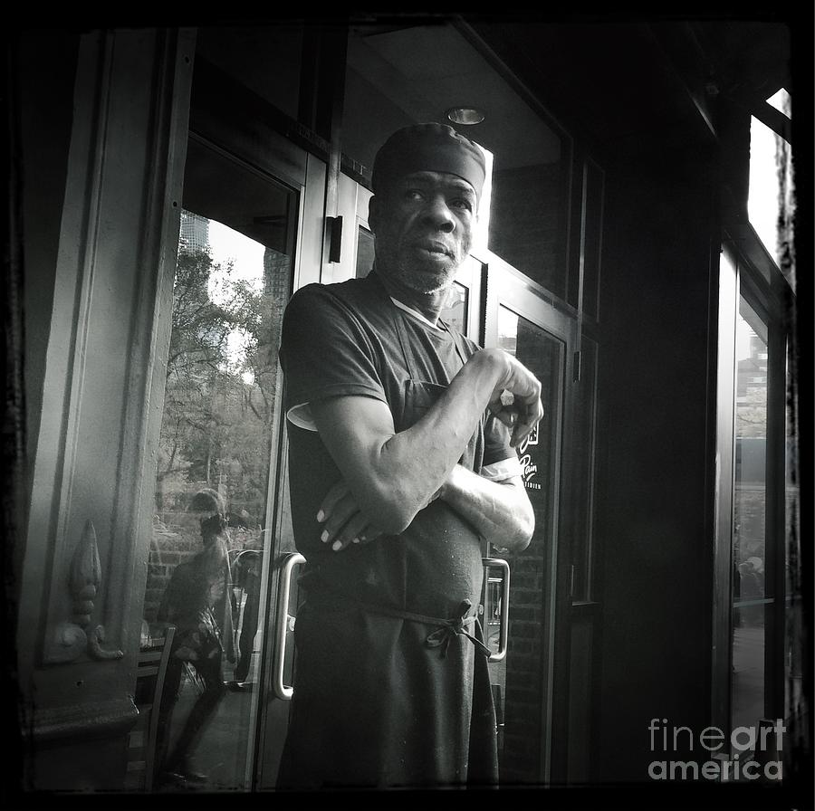 Man in New York Photograph by Miriam Danar