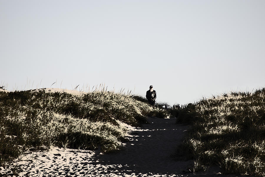 Man in the Dunes Photograph by Martin Naugher