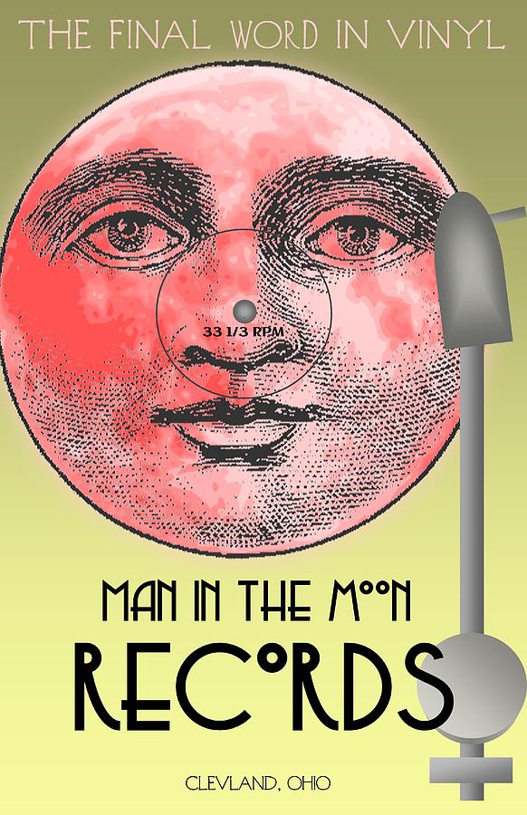 Man In The Moon Digital Art - Man In The Moon by Steven Boland