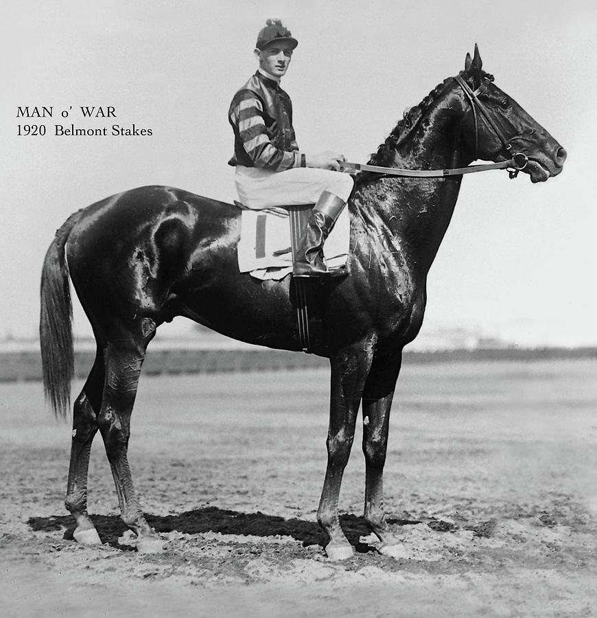Man O War, Belmont Stakes, 1920 Photograph by Thomas Pollart