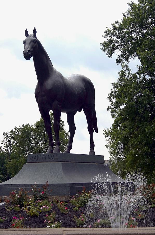 Man O War Statue Kentucky Horse Park Photograph by Thia Stover Pixels