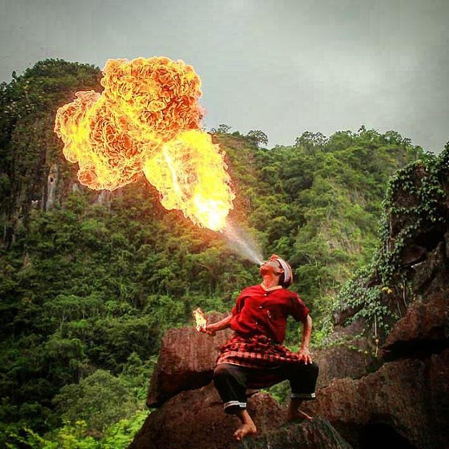 Indonesia Photograph - Man Of Fire
#photo #fire #people #man by Nurcholis Anhari Lubis