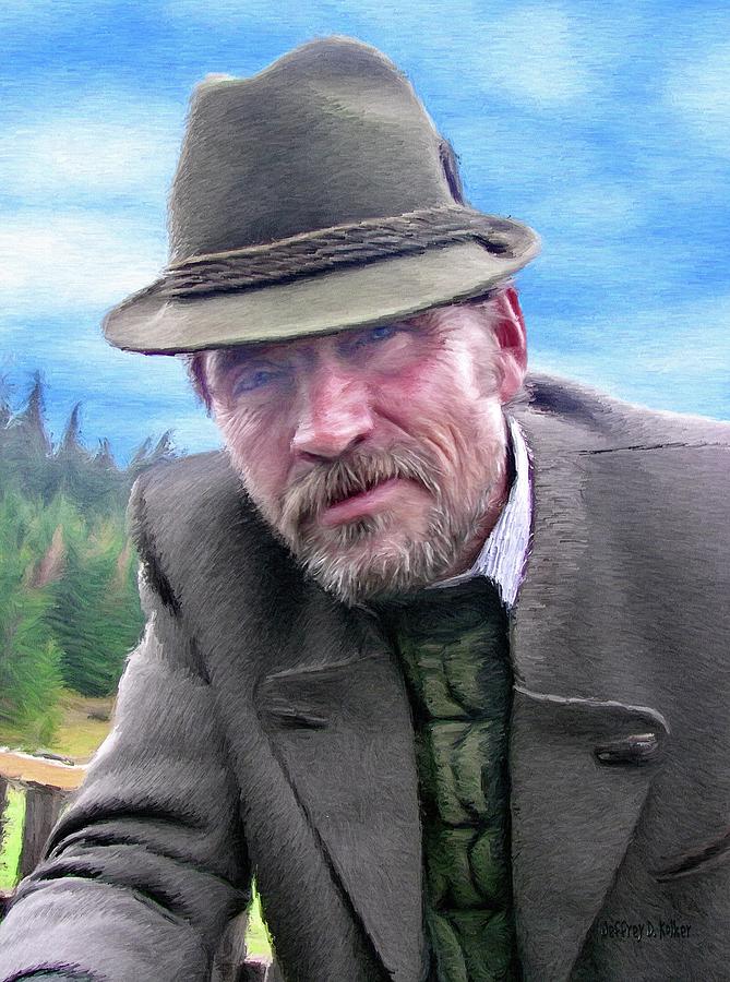 Man of the Mountain Painting by Jeffrey Kolker