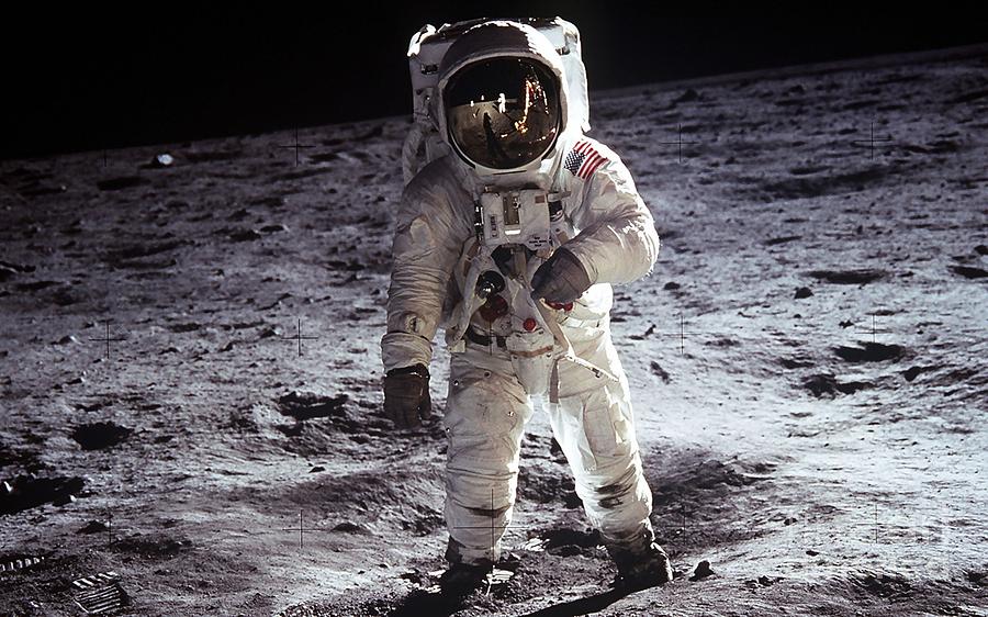 Space Photograph - Man on the Moon 11 by Jon Neidert
